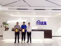 熱烈祝賀徐總、賀總簽約創綠家連云港市區級代理！