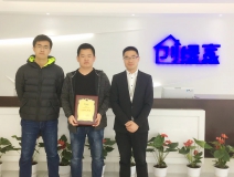 熱烈祝賀李總、高總簽約創綠家東營市區級代理!