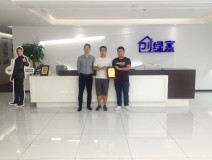 熱烈祝賀徐總團隊簽約創綠家上饒市區級代理!
