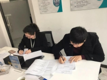 熱烈祝賀劉總、褚總簽約創(chuàng)綠家浙江省臺州市縣級代理！