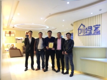 熱烈祝賀周總簽約創綠家鷹潭市區級代理!